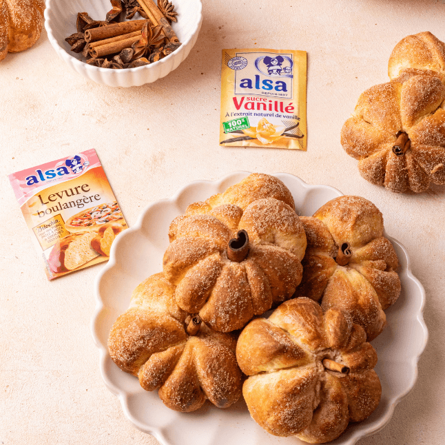 recette brioches citrouilles alsa