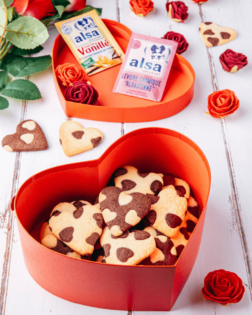 recette de Biscuits Saint-Valentin alsa