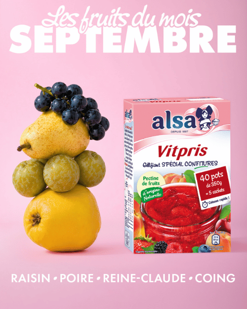 Les fruits du mois - septembre alsa