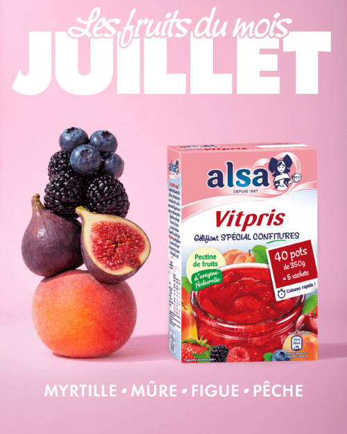 Les fruits du mois - Juillet alsa