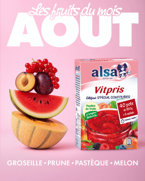 Les fruits du mois - Août alsa