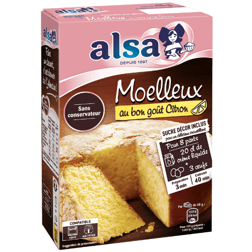 Moelleux au bon goût Citron alsa