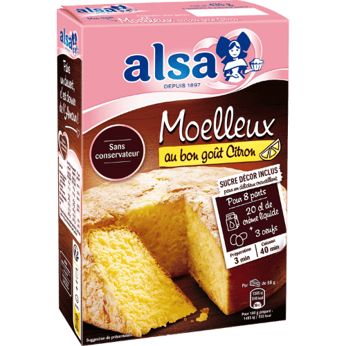 Moelleux au bon goût Citron alsa