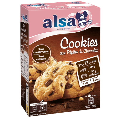 Cookies aux Pépites de Chocolat alsa