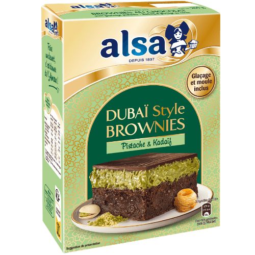 Dubaï Style Brownies Pistache & Kadaïf alsa