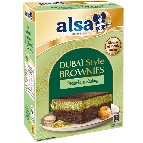 Dubaï Style Brownies Pistache & Kadaïf alsa