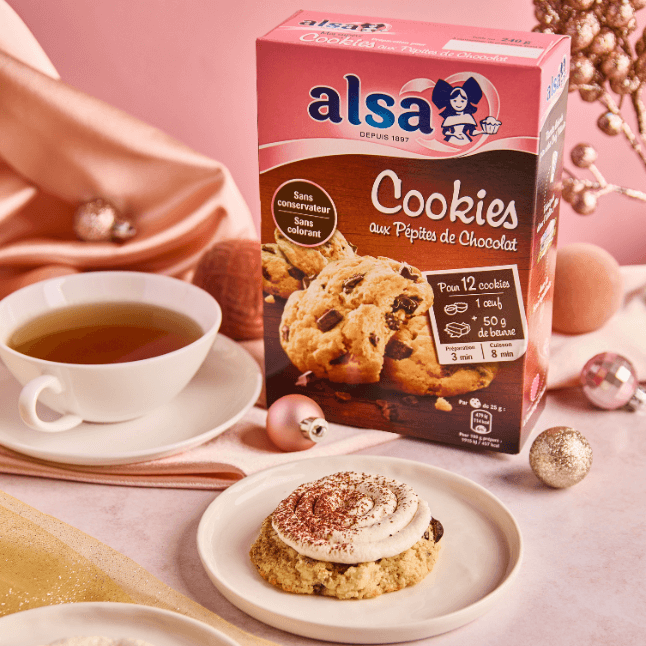 recette Cookies façon tiramisu alsa
