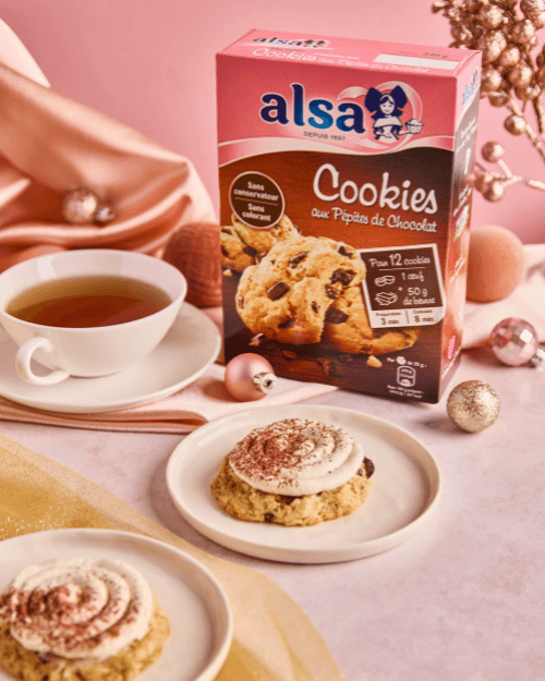 recette Cookies façon tiramisu alsa