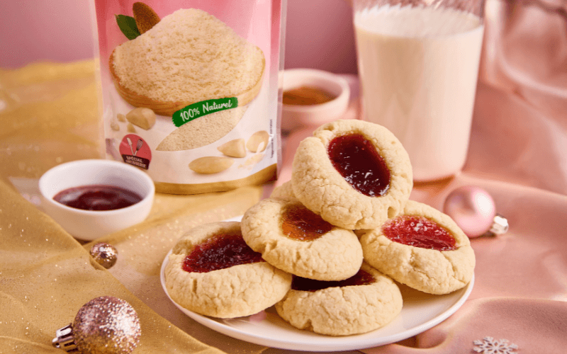 recette Petits biscuits à la confiture alsa