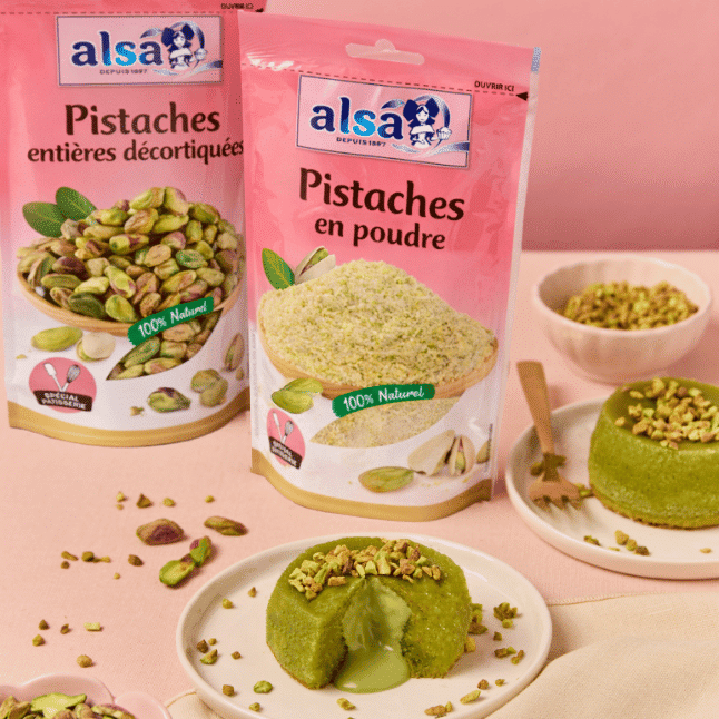 recette fondants à la pistache alsa