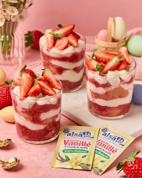 recette Tiramisu à la fraise alsa