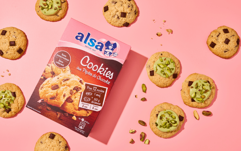 recette Cookies pistache alsa