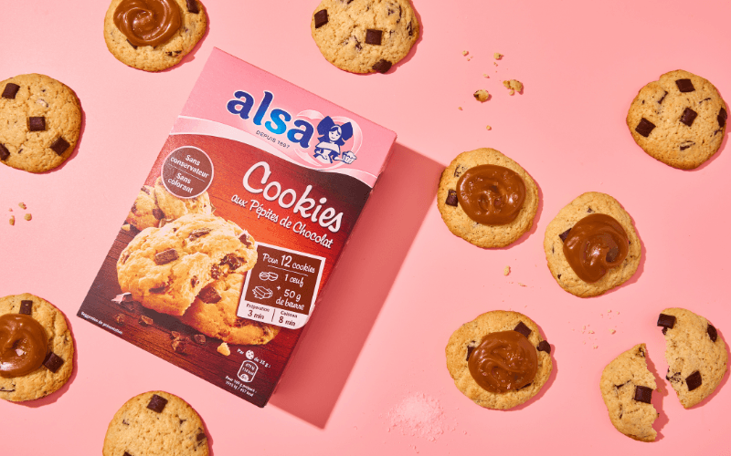 recette Cookies caramel & fleur de sel alsa