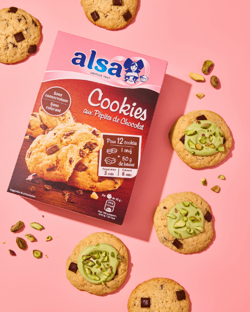 recette Cookies pistache alsa