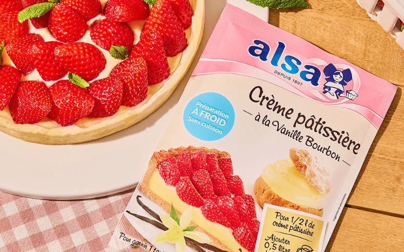 recette Tarte aux fraises alsa
