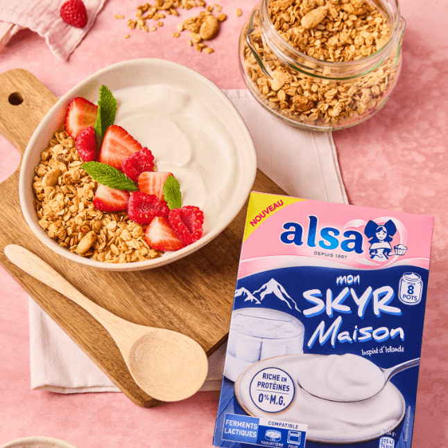 recette de Granola maison alsa