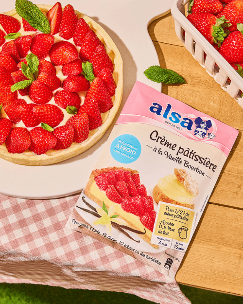 recette Tarte aux fraises alsa