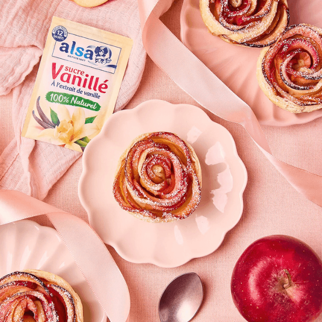 recette Tartelettes feuilletées aux pommes alsa